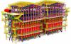 Tekla detailing for reformer furnaces